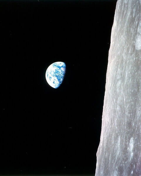 Earthrise - Apollo 8, December 24, 1968. Creator: William A Anders