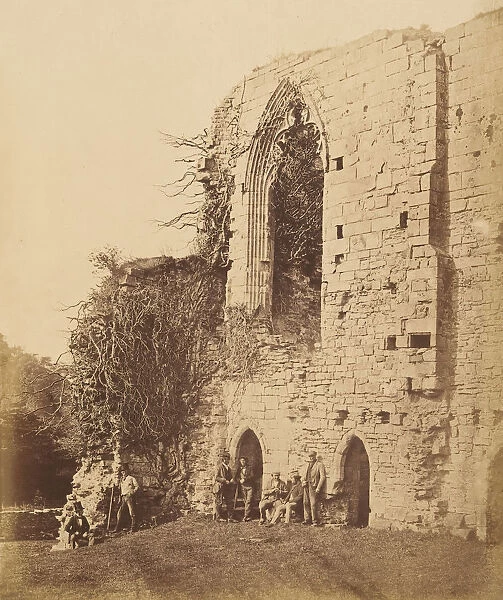 Easby Abbey. From the East, 1850s. Creator: Joseph Cundall