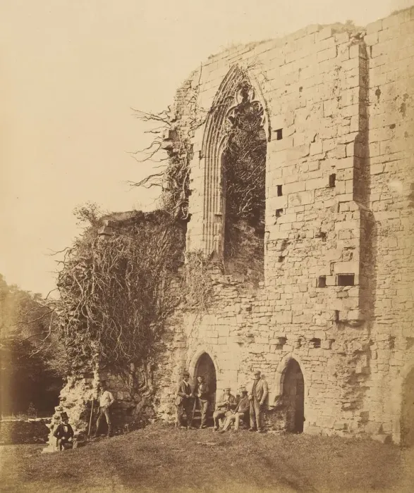 Framed Print : Easby Abbey. From the East, 1850s. Creator: Joseph Cundall Framed Print : Easby Abbey. From the East, 1850s. Creator: Joseph Cundall