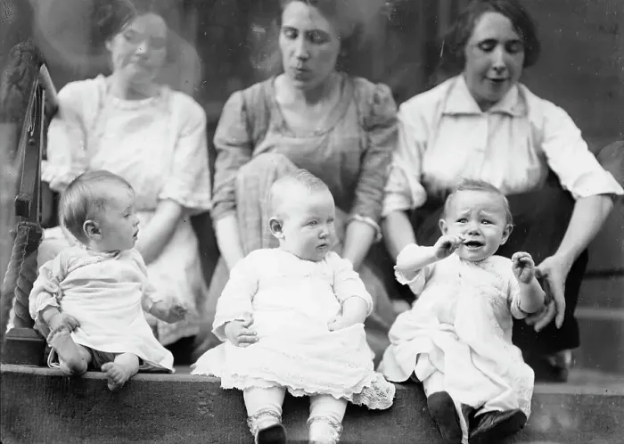 Framed Print : East Side Babies, between c1910 and c1915. Creator: Bain News Service Framed Print : East Side Babies, between c1910 and c1915. Creator: Bain News Service