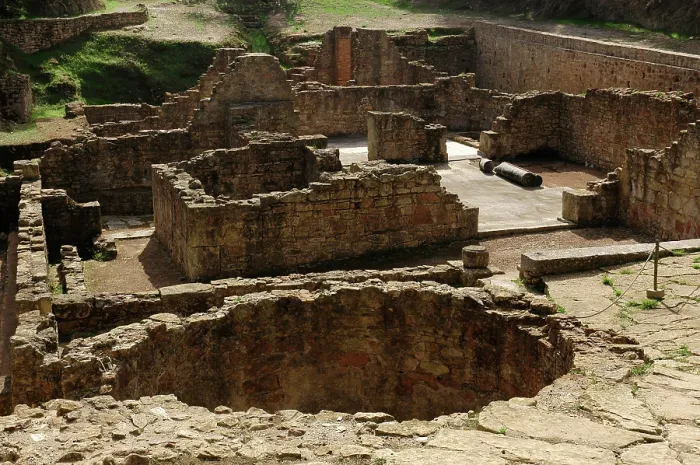 Framed Print : East Baths, Mirobriga, Alentejo region, Portugal, 2nd-4th centuries (2008). Creator: Unknown Framed Print : East Baths, Mirobriga, Alentejo region, Portugal, 2nd-4th centuries (2008). Creator: Unknown