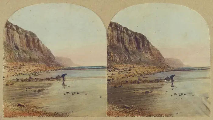 Framed Print : The East Cliff, Hastings. 1860s. Creator: William Russell Sedgfield