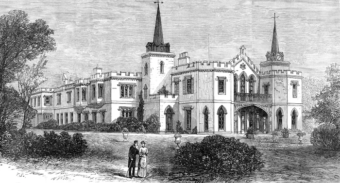 Framed Print : East Cliff Villa, Ramsgate, the residence of Sir Moses Montefiore, 1883. Creator: Unknown Framed Print : East Cliff Villa, Ramsgate, the residence of Sir Moses Montefiore, 1883. Creator: Unknown
