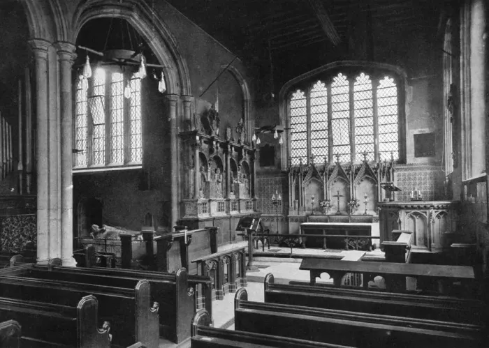 Framed Print : East end of the Chapel of St Peter ad Vincula, Tower of London, 20th century Framed Print : East end of the Chapel of St Peter ad Vincula, Tower of London, 20th century
