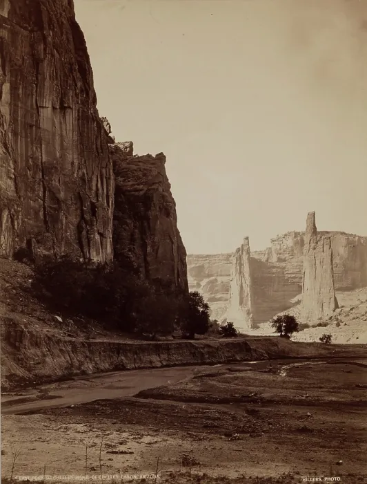 Framed Print : East Fork, De Chelley River, De Chelley Canon, Arizona, late 19th-early 20th century. Creator: John Karl Hillers Framed Print : East Fork, De Chelley River, De Chelley Canon, Arizona, late 19th-early 20th century. Creator: John Karl Hillers