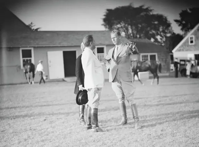 Framed Print : East Hampton hunt, 1933 Sept. Creator: Arnold Genthe Framed Print : East Hampton hunt, 1933 Sept. Creator: Arnold Genthe