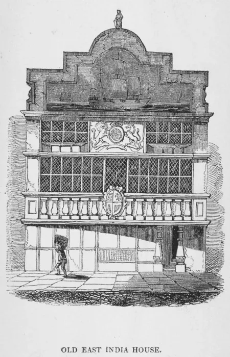 Framed Print : East India House, Leadenhall Street, City of London, 1700 Framed Print : East India House, Leadenhall Street, City of London, 1700