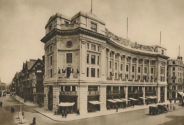 East India House, Libertys Individualised Frontage on the New Regent Street, c1935