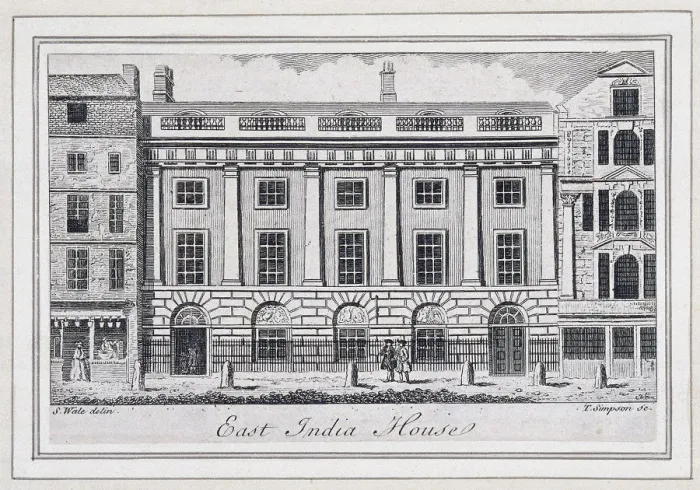Framed Print : East India House, London, c1760. Artist: Thomas Simpson Framed Print : East India House, London, c1760. Artist: Thomas Simpson