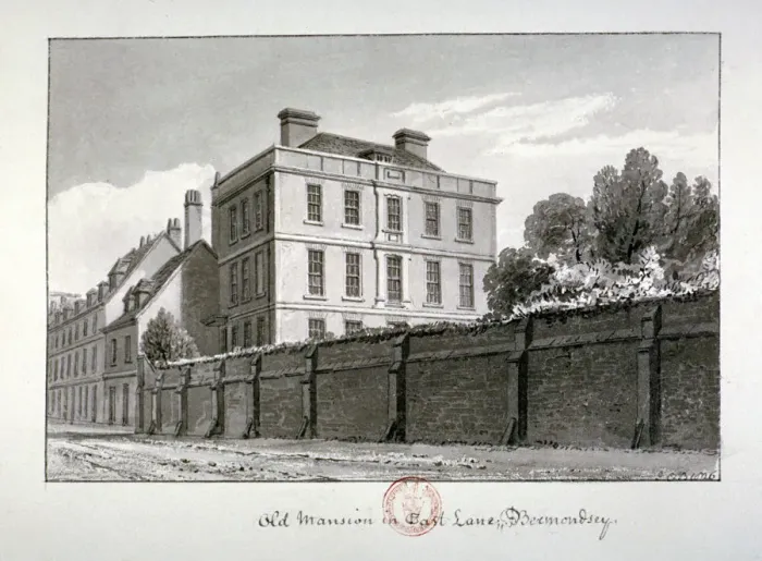 Framed Print : East Lane, Bermondsey, London, 1826. Artist: John Chessell Buckler Framed Print : East Lane, Bermondsey, London, 1826. Artist: John Chessell Buckler