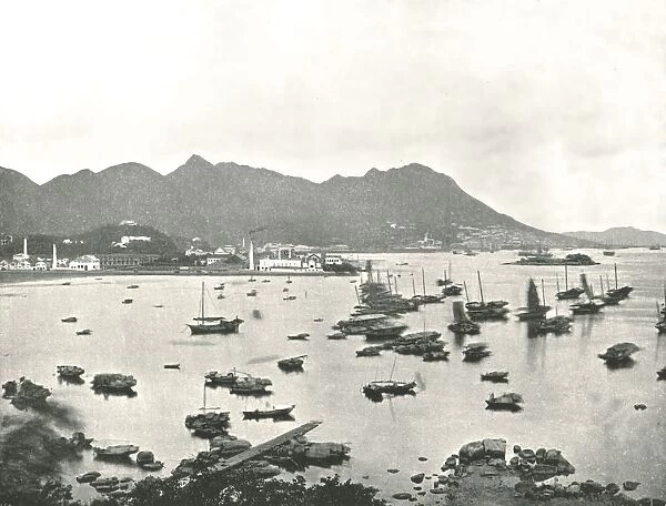 East Point showing Victoria Hills, Hong Kong, 1895. Creator: W &s Ltd