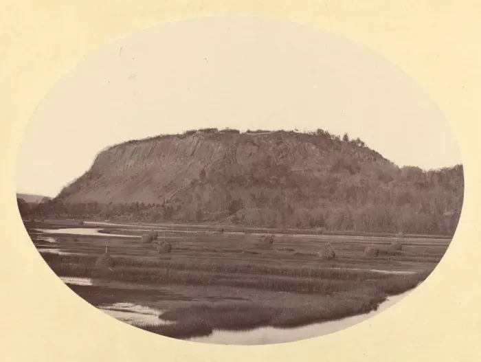 Framed Print : East Rock, New Haven, 1868. Creator: George K Warren Framed Print : East Rock, New Haven, 1868. Creator: George K Warren