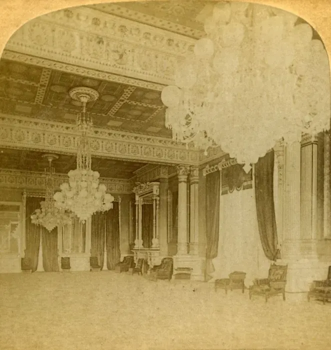 Framed Print : East Room in Presidents Mansion, Washington, D. C. (U. S. A. ), 1900. Creator: Unknown Framed Print : East Room in Presidents Mansion, Washington, D. C. (U. S. A. ), 1900. Creator: Unknown