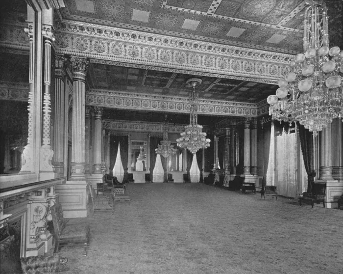 Framed Print : East Room of the White House, Washington DC, USA, c1900. Creator: Unknown Framed Print : East Room of the White House, Washington DC, USA, c1900. Creator: Unknown