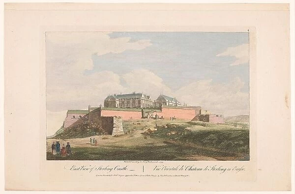 East view of Sterling Castle, Scotland, 1753. Creator: Paul Sandby