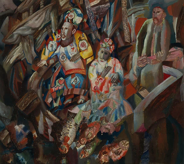 East and West, 1912-1913. Artist: Filonov, Pavel Nikolayevich (1883-1941)