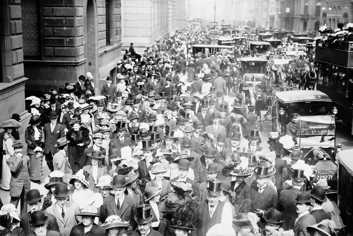 Framed Print : Easter - 5th Ave. 1912. Creator: Bain News Service Framed Print : Easter - 5th Ave. 1912. Creator: Bain News Service