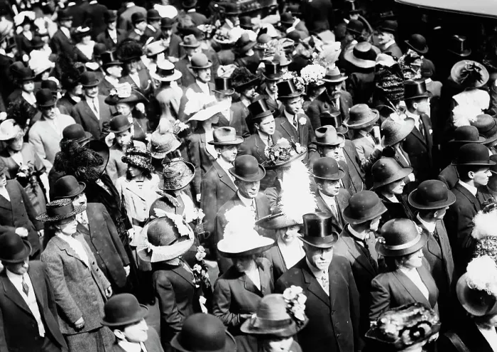 Framed Print : Easter - 5th Ave. 1912. Creator: Bain News Service Framed Print : Easter - 5th Ave. 1912. Creator: Bain News Service