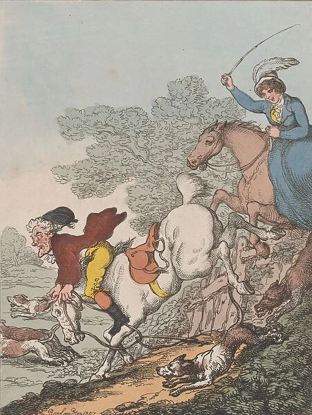 Easter Monday, or The Cockney Hunt, July 14, 1807. July 14, 1807