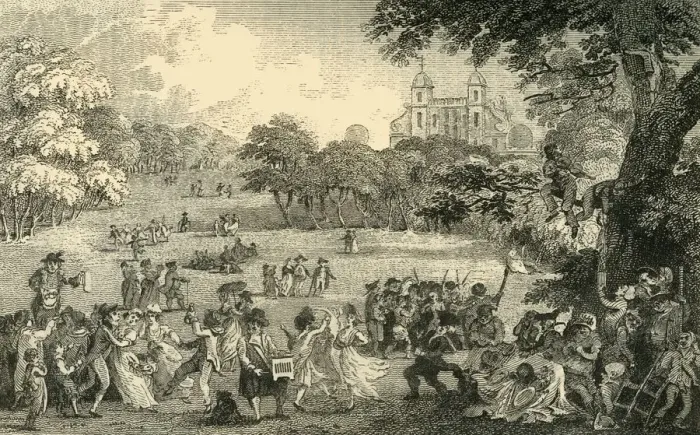 Framed Print : Easter Monday in Greenwich Park, (c1878). Creator: Unknown Framed Print : Easter Monday in Greenwich Park, (c1878). Creator: Unknown