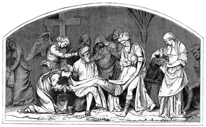 Framed Print : The Easter Sepulchre, 1554-1564, (1870) Framed Print : The Easter Sepulchre, 1554-1564, (1870)
