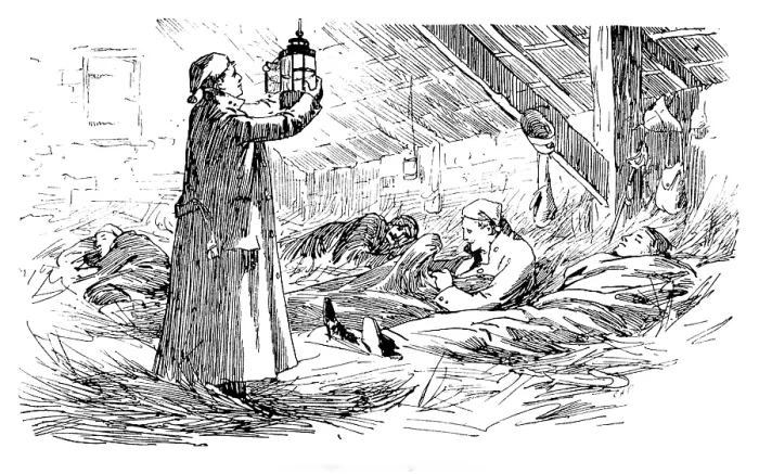 Framed Print : The Easter Volunteer Manoeuvres: quartered with the rats, 1890. Creator: Unknown Framed Print : The Easter Volunteer Manoeuvres: quartered with the rats, 1890. Creator: Unknown