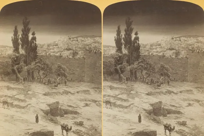 Framed Print : Eastern end of Mount Zion or City of David, 1893. Creator: Henry Hamilton Bennett Framed Print : Eastern end of Mount Zion or City of David, 1893. Creator: Henry Hamilton Bennett