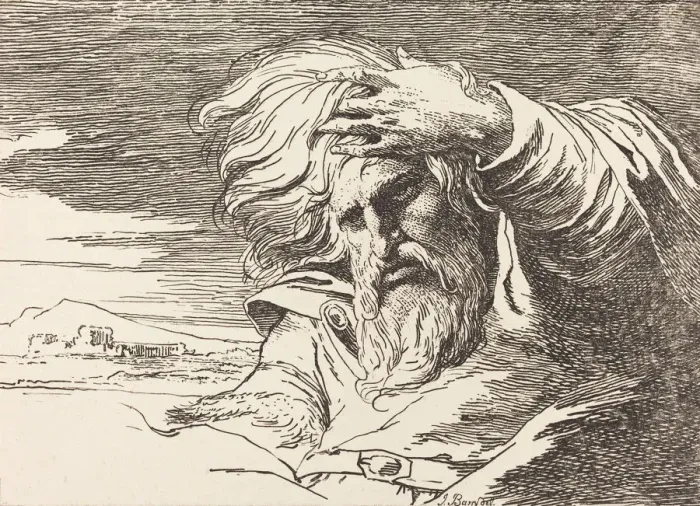 Framed Print : Eastern Patriarch, 1803. Creator: James Barry Framed Print : Eastern Patriarch, 1803. Creator: James Barry