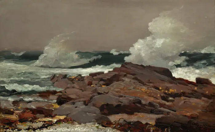 Framed Print : Eastern Point, 1900. Creator: Winslow Homer Framed Print : Eastern Point, 1900. Creator: Winslow Homer