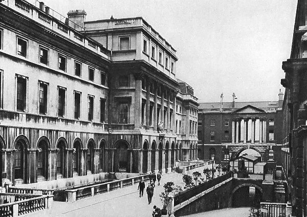 The Eastern wing of Somerset House, London, 1926-1927. Artist: McLeish