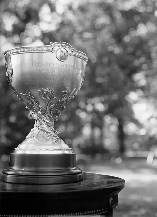 Framed Print : Eastern Yacht Club - The Cup, 1913. Creator: Harris & Ewing. Eastern Yacht Club - The Cup, 1913. Creator: Harris & Ewing Framed Print : Eastern Yacht Club - The Cup, 1913. Creator: Harris & Ewing. Eastern Yacht Club - The Cup, 1913. Creator: Harris & Ewing