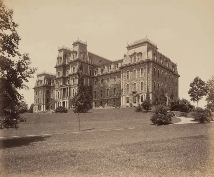 Framed Print : Easton, Pardee Hall, Lafayette College, c. 1895. Creator: William H Rau Framed Print : Easton, Pardee Hall, Lafayette College, c. 1895. Creator: William H Rau