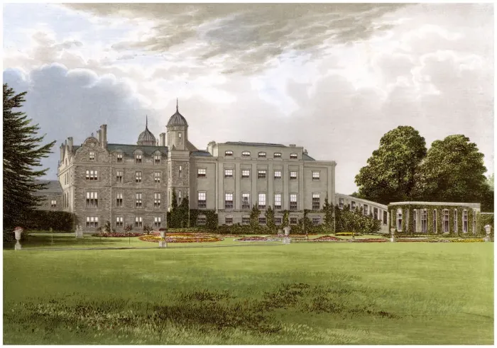 Framed Print : Eastwell Park, near Ashford, Kent, home of the Duke of Edinburgh, c1880