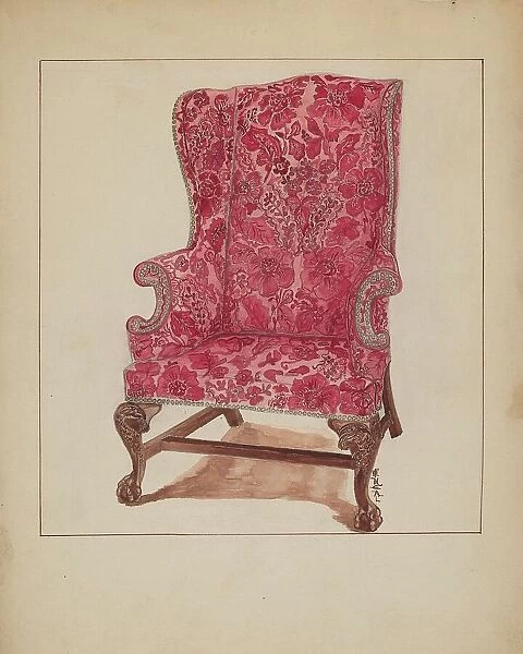 Easy Chair, 1935 / 1942. Creator: Florence Neal