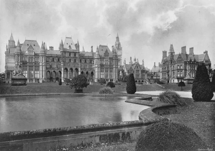 Framed Print : Eaton Hall, c1896. Artist: Catherall & Pritchard Framed Print : Eaton Hall, c1896. Artist: Catherall & Pritchard