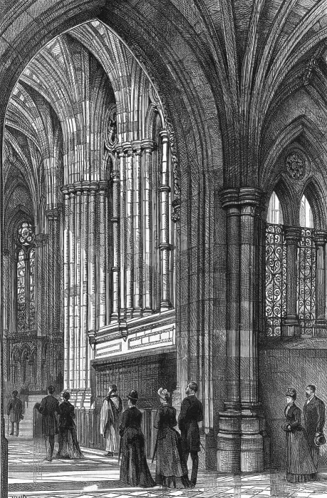 Framed Print : Eaton Hall, Cheshire - Interior of the Chapel, 1886. Creator: Unknown