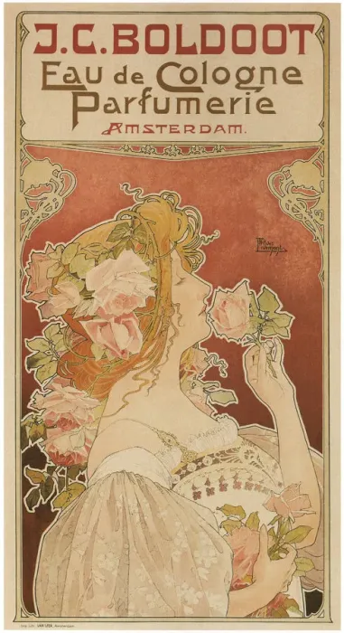 Framed Print : Eau de Cologne Perfumerie, 1899. Artist: Privat-Livemont, Henri (1861?1936) Framed Print : Eau de Cologne Perfumerie, 1899. Artist: Privat-Livemont, Henri (1861?1936)