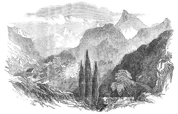 Eaux Bonnes, Pyrenees, 1854. Creator:s Read