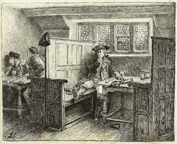 The Eavesdropper, c. 1886. Creator: Frederick Barnard