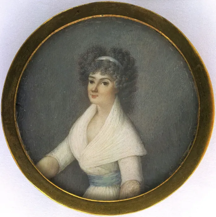 Framed Print : Ebba Lovisa Antoinette Ulrica Dohna, 1795. Creator: Unknown Framed Print : Ebba Lovisa Antoinette Ulrica Dohna, 1795. Creator: Unknown