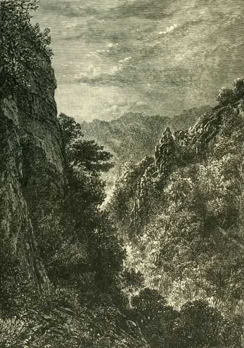 Framed Print : Ebbor Gorge, 1898. Creator: Unknown Framed Print : Ebbor Gorge, 1898. Creator: Unknown