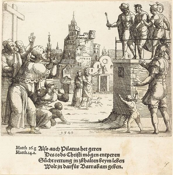 Ecce Homo, 1549. Creator: Augustin Hirschvogel
