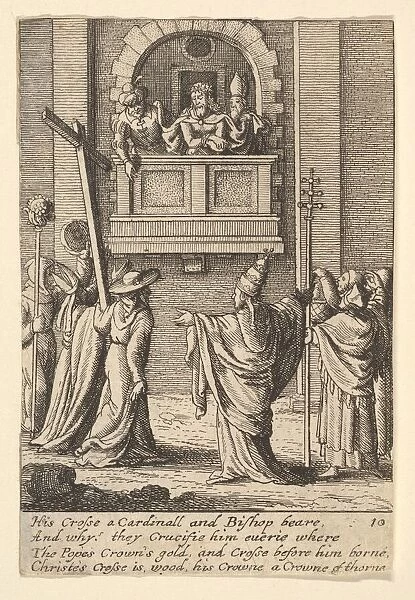 Ecce Homo, 1625-77. Creator: Wenceslaus Hollar