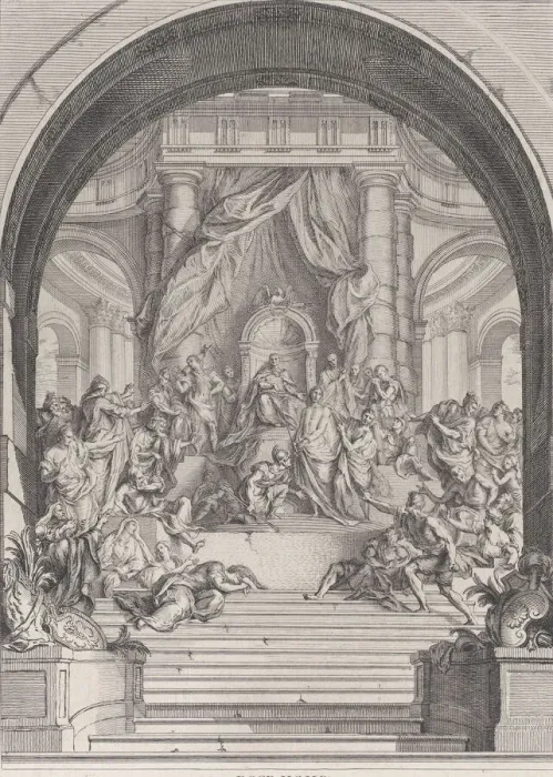 Framed Print : Ecce Homo, 1720-62. Creator: Francois Joullain Framed Print : Ecce Homo, 1720-62. Creator: Francois Joullain