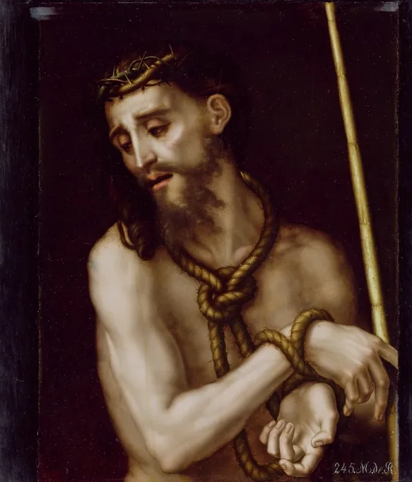 Framed Print : Ecce Homo, c1530-1590. Creator: Luis de Morales Framed Print : Ecce Homo, c1530-1590. Creator: Luis de Morales