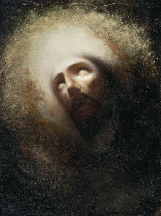 Framed Print : Ecce Homo. Creator: Diefenbach, Karl Wilhelm (1851-1913) Framed Print : Ecce Homo. Creator: Diefenbach, Karl Wilhelm (1851-1913)