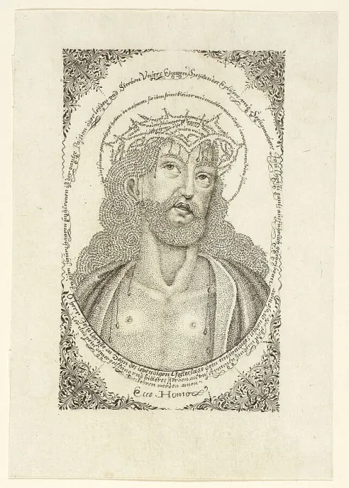 Framed Print : Ecce Homo, n.d. Creator: Johann Michael Püchler Framed Print : Ecce Homo, n.d. Creator: Johann Michael Püchler