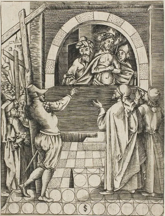 Framed Print : Ecce Homo, n.d. Creator: Master I.S Framed Print : Ecce Homo, n.d. Creator: Master I.S