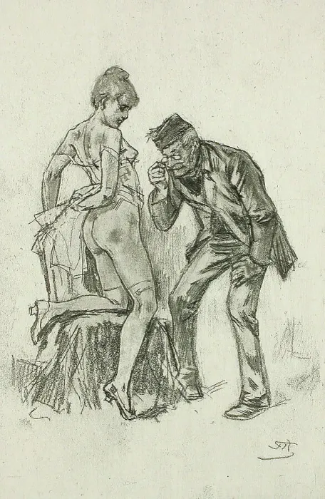Framed Print : Ecchymoses, 1893. Creator: Félicien Rops