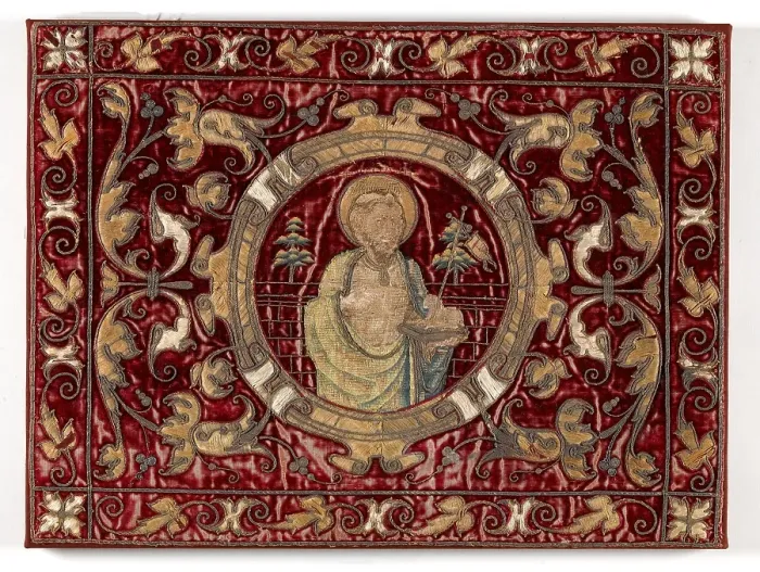 Framed Print : Ecclesiastical Panel Depicting Saint John The Bapitst, mid-17th century. Creator: Unknown Framed Print : Ecclesiastical Panel Depicting Saint John The Bapitst, mid-17th century. Creator: Unknown